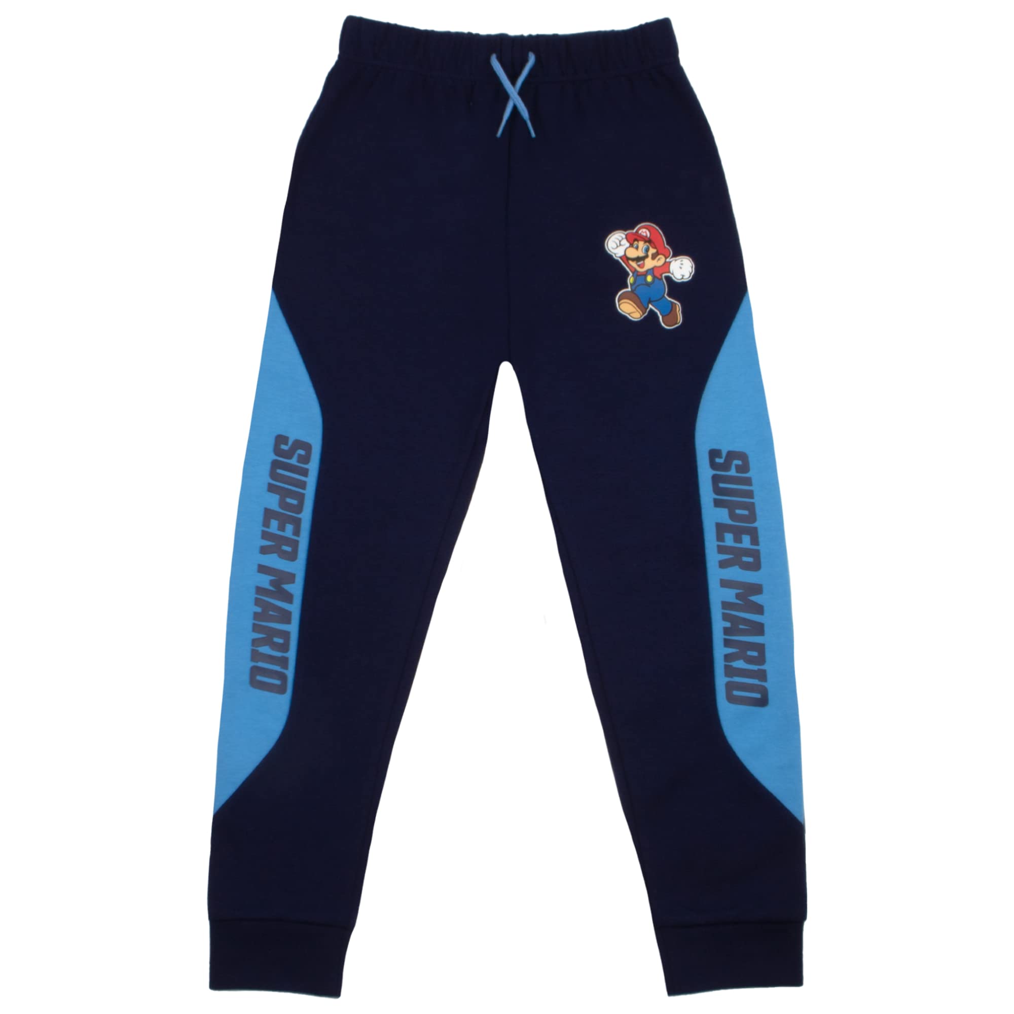 Nintendo Super Mario Boys Zip-Up Hoodie & Joggers 2-Pack Set - Mario Here We Go Hooded Sweatshirt & Active Sweatpants for Kids | Perfect for Gaming, School & Casual Wear