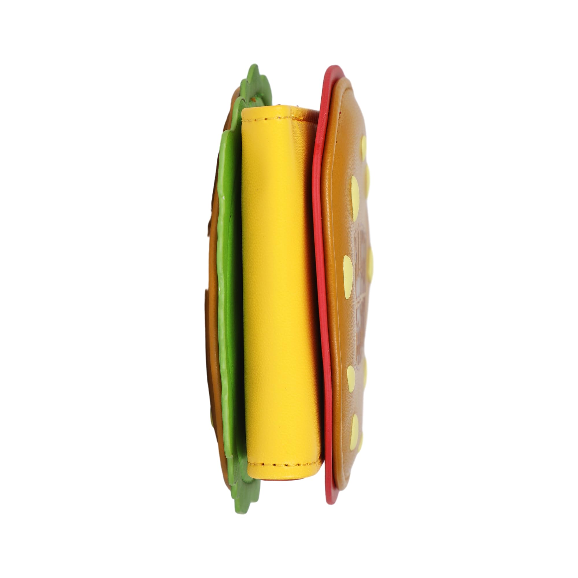 Spongebob Squarepants Krabby Patty Novelty Wallet - Fun Cartoon Character Money Holder for Fans, Collectors & Gift Giving - Perfect for Cosplay, Themed Parties & Everyday Use