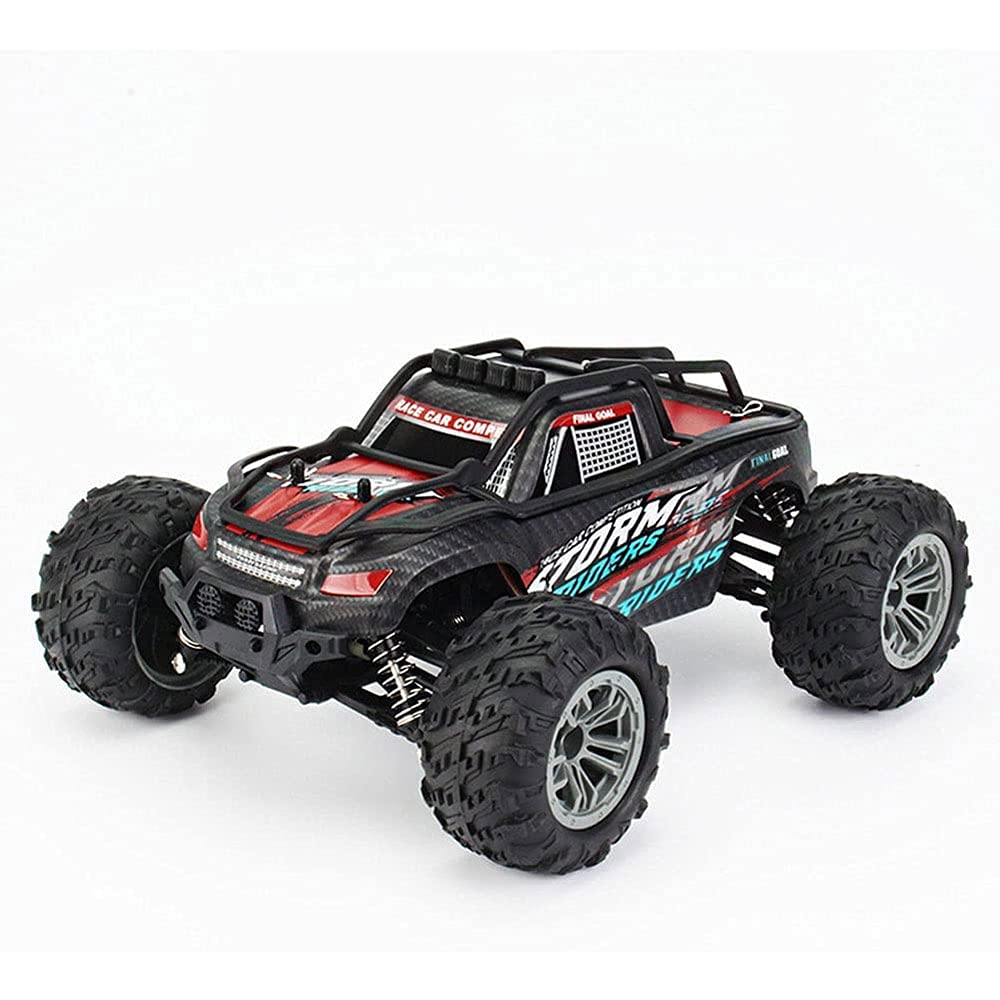 1/16 Scale Off-Road Remote Control Car | 2.4Ghz Wireless Monster RC Truck | All Terrain Climbing Vehicle | 36KM/H High Speed RC Car | Durable Toy for Kids & Adults | Perfect for Backyard Racing, Off-Road Adventures & Birthday Gifts