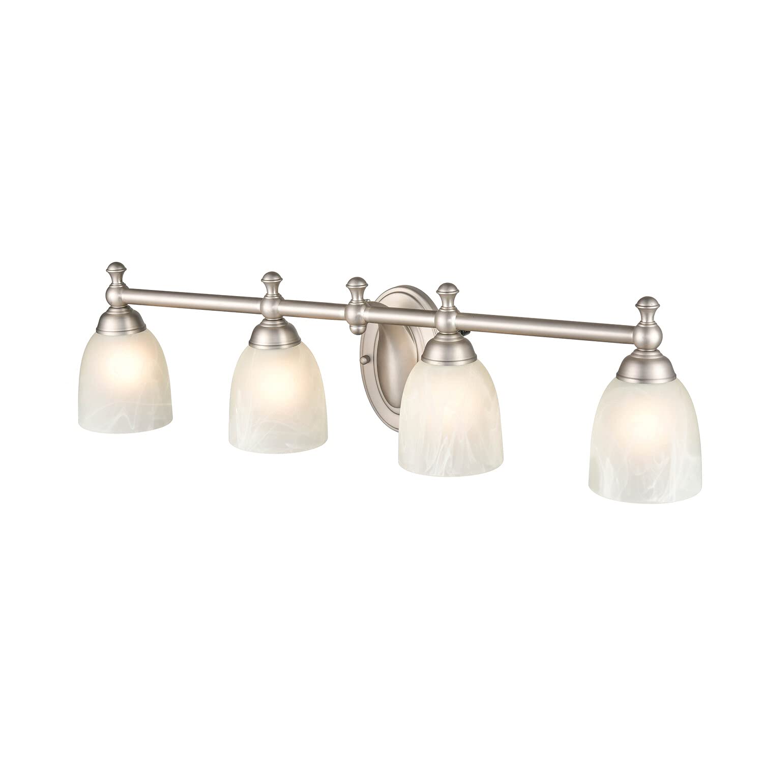 Millennium Lighting 4-Light Bathroom Vanity Light Fixture - 8 Inch Height, 30 Inch Width - Perfect for Modern Bathroom Decor & Makeup Lighting