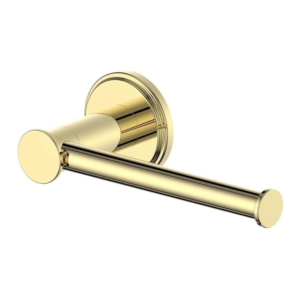 ZLINE El Dorado Polished Gold Toilet Paper Holder - Modern Bathroom Accessory for Home & Office (ELD TP PG) | Durable & Stylish Design for Everyday Use
