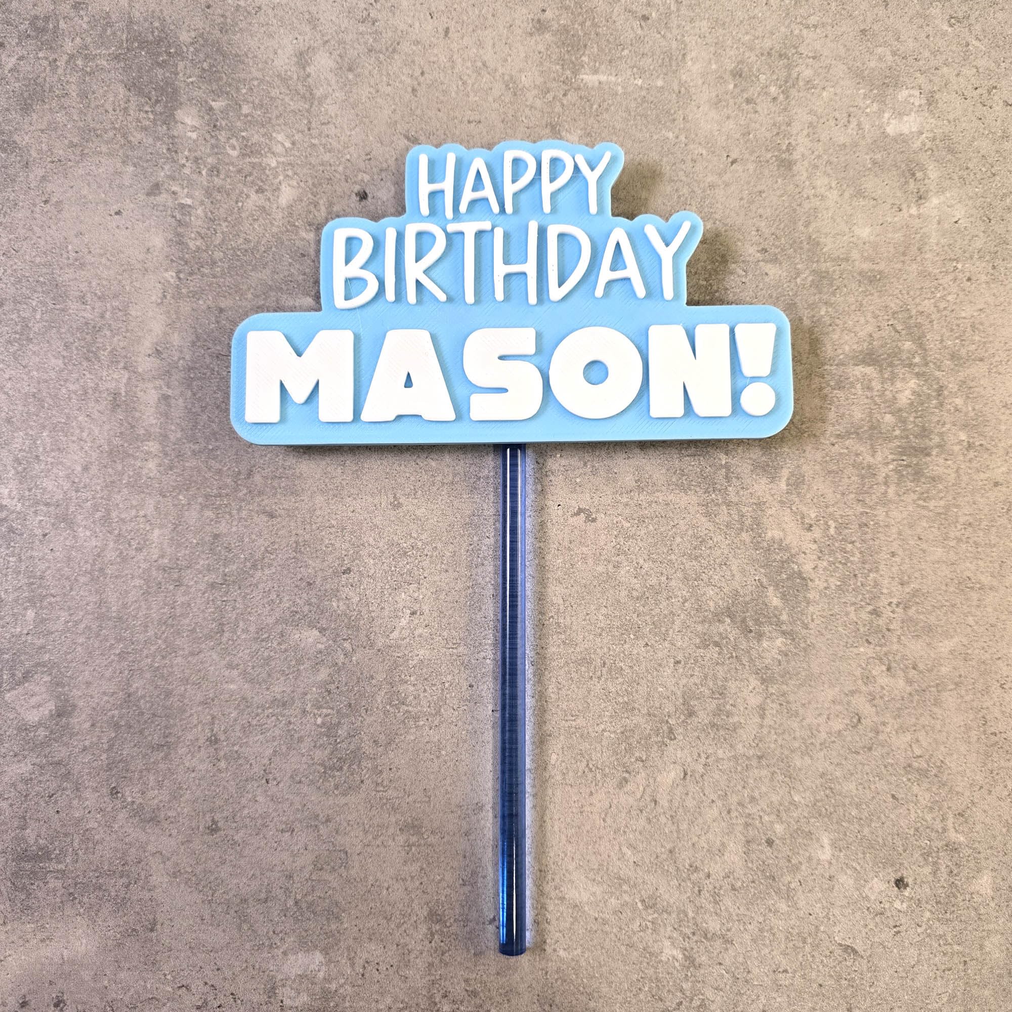 Custom Cake Topper with Name - Personalized Wedding, Birthday & Anniversary Cake Decorations - Perfect for Celebrations & Special Occasions