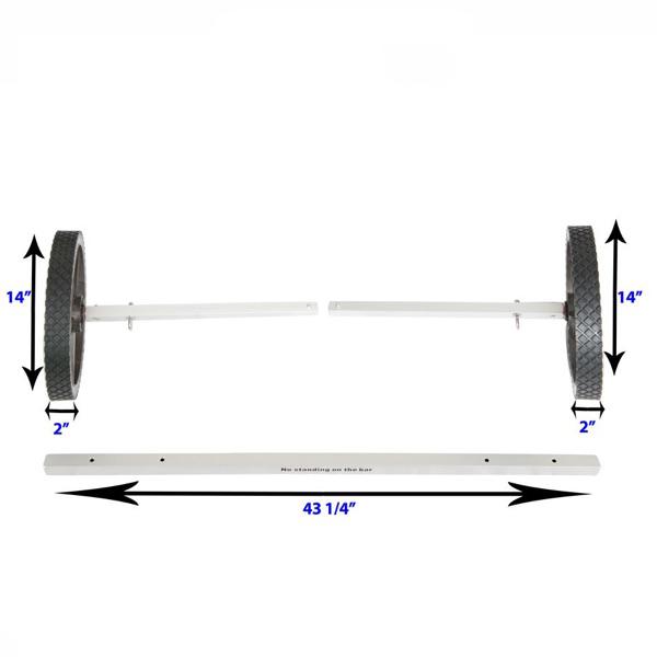 Sea Eagle EZ Cart - Portable Folding Kayak Cart with Wide Wheels for Easy Transport | Perfect for Kayaking, Canoeing & Beach Gear Hauling