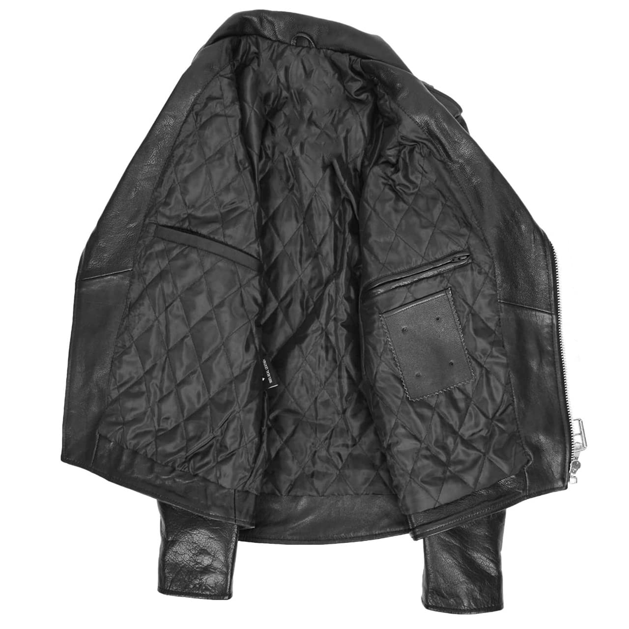 Genuine Men's Classic Lamb Leather Biker Jacket - Premium Motorcycle Jacket for Men - Perfect for Riding, Casual Wear & Outdoor Adventures