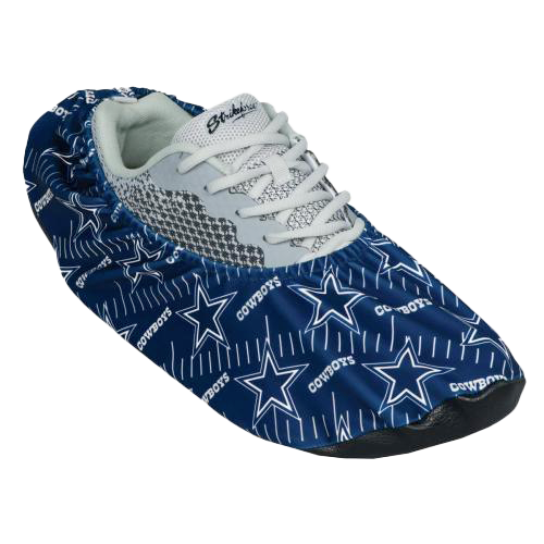 NFL Dallas Cowboys Bowling Shoe Covers - Non-Slip Football Team Shoe Protectors for Bowling Alley & Game Day Parties