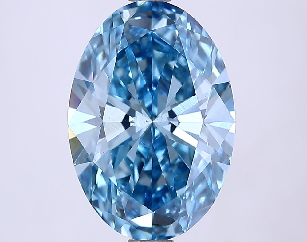 2.65 Carat Oval Cut Fancy Blue Diamond Ring – Elegant Engagement & Wedding Jewelry for Women – Perfect for Proposals, Anniversaries & Special Occasions