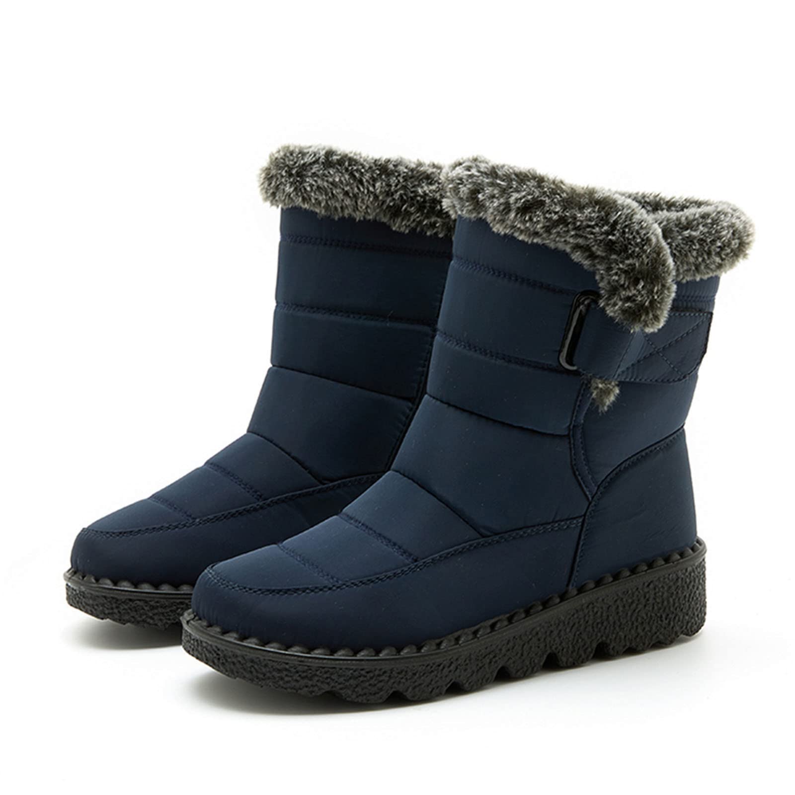 ZHOXINGB Women's Ankle Boots - Cute Black Booties with Zip Up, House Slippers, Trail Sneakers & Beach Boots for Wide Calf & Knee High - Perfect for Indoor Comfort, Outdoor Walking & Casual Fashion