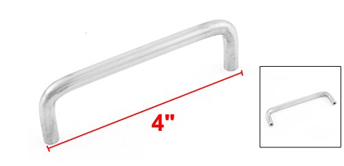 Stainless Steel U-Bar Cabinet Pull Handle 4 Inch - Modern Kitchen & Drawer Hardware for Cabinets, Dressers, Furniture (Set of 10) - Perfect for Home, Office, Bathroom & DIY Projects
