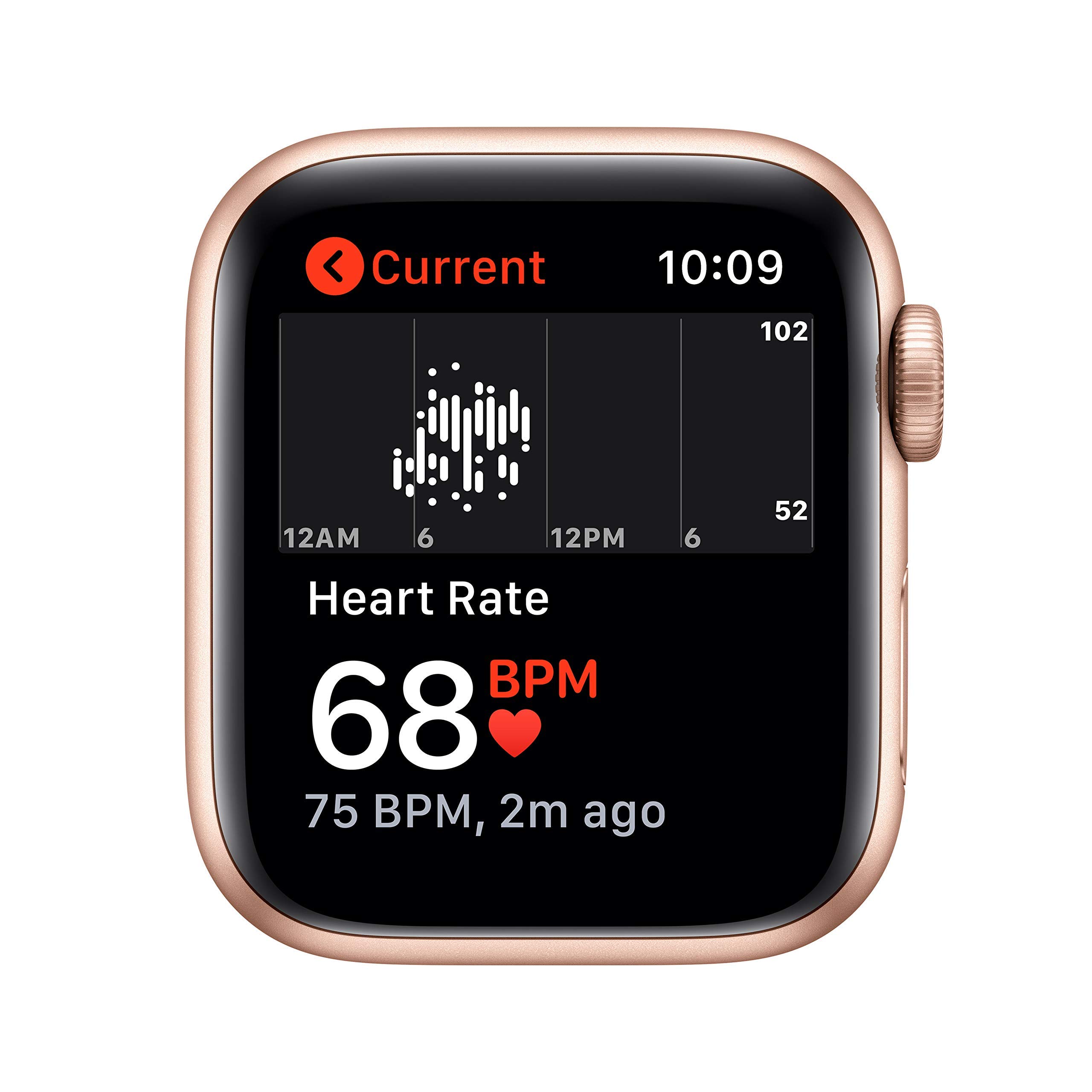 Apple Watch SE 2020 (GPS, 40mm) - Gold Aluminum Case with Pink Sand Sport Band | Renewed Premium Smartwatch for Women & Men | Fitness Tracking, Heart Rate Monitor, Swimproof Design for Workouts, Running & Daily Use