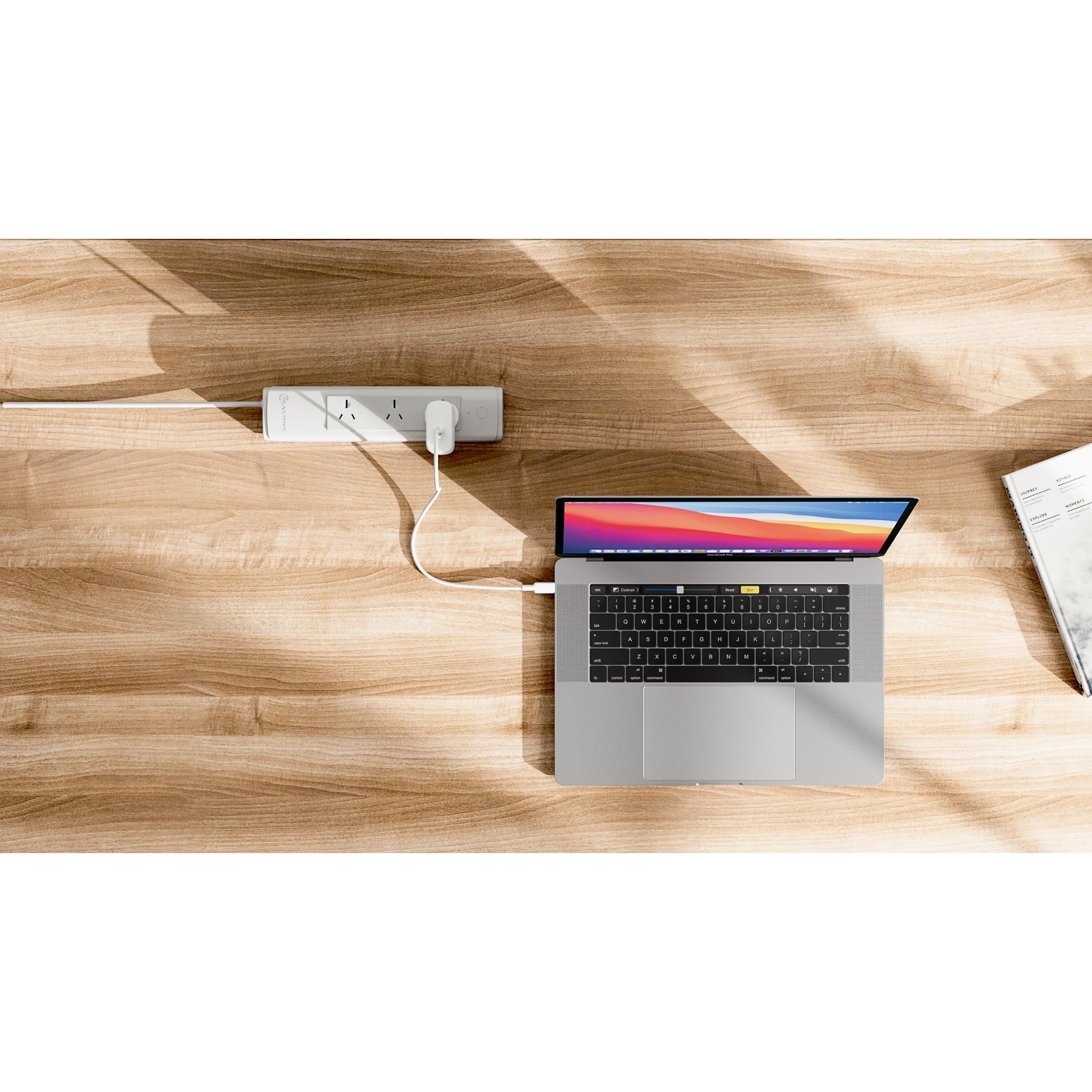 65W GaN Fast Wall Charger with USB C Cable - Compact & Powerful Charger for Laptops, Phones, Tablets - Perfect for Travel, Office & Home Use