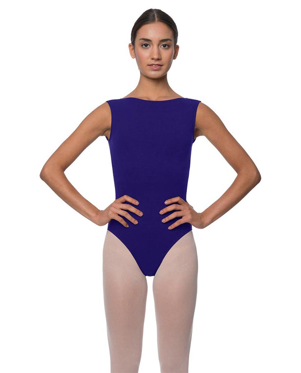 LUB213 Sabina High Neck Cotton Leotard for Ballet, Dance & Gymnastics - Comfortable Stretch Fabric for Women & Girls
