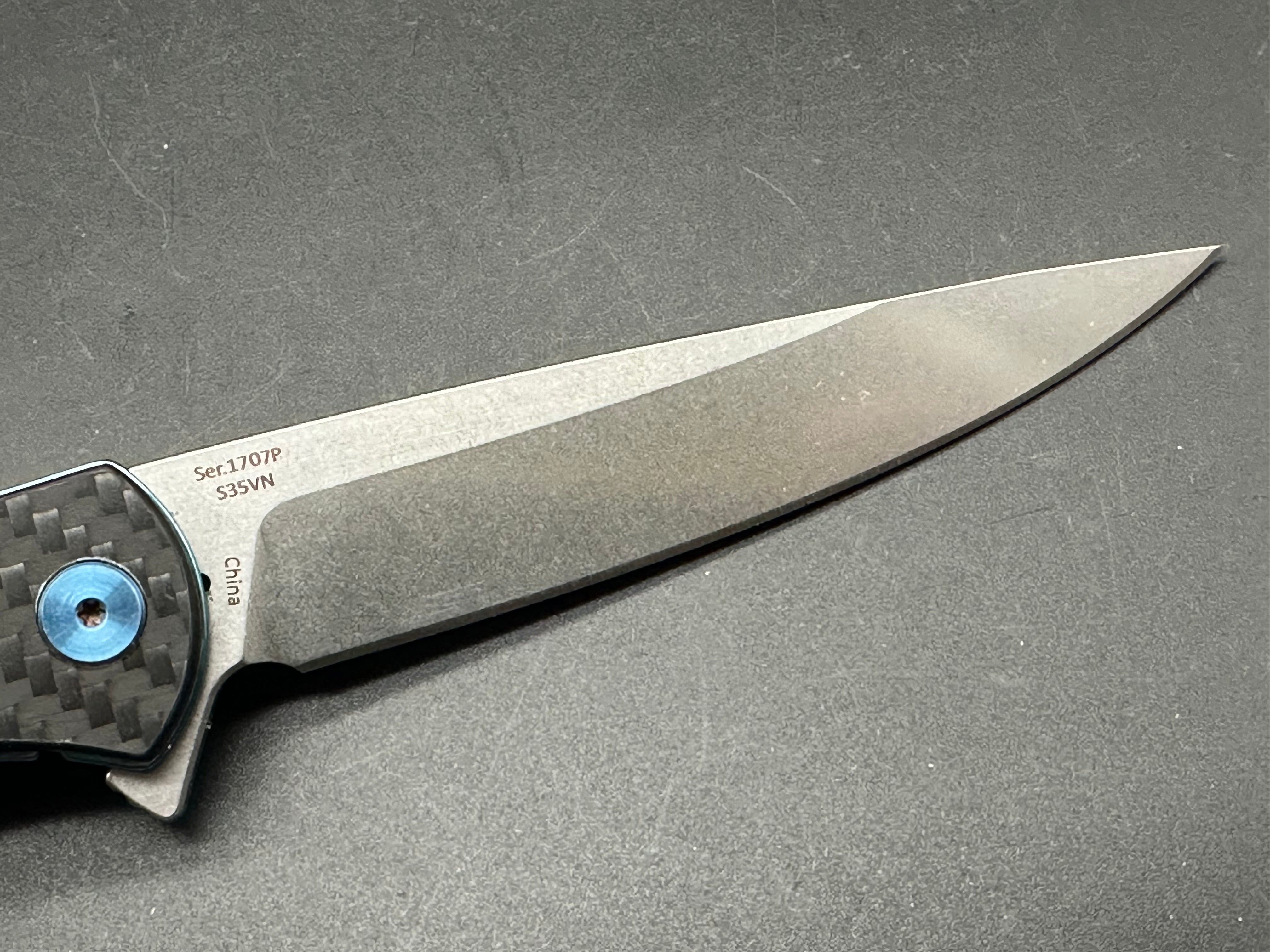 Premium Artisan Cutlery Shark Folding Knife - Carbon Fiber & G10 Handle with S35VN Steel Blade - Perfect for Outdoor Camping, Hunting, and Everyday Carry (EDC)