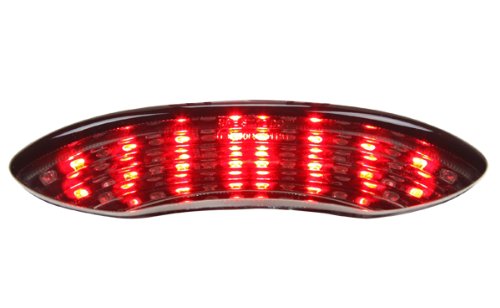 Smoke Lens Sequential LED Tail Lights for 2008-2010 Triumph Speed Triple - High Visibility Brake Lights for Night Riding & Custom Motorcycle Upgrades