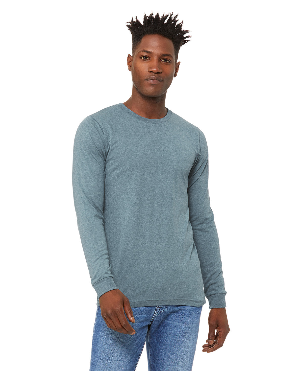 Bella + Canvas 3501 Unisex Jersey Long Sleeve T-Shirt - Soft Cotton Crewneck Tee for Men & Women - Perfect for Casual Wear, Layering & Everyday Comfort