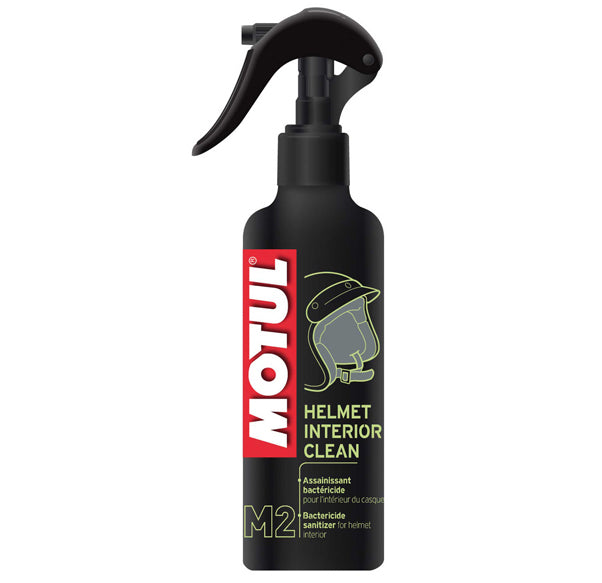 Motul MC Care M2 Helmet Interior Cleaner 0.25L (8.5 fl oz) - Motorcycle Helmet Cleaning Spray for Odor Removal & Sanitizing - Perfect for Bike, ATV & Racing Helmets