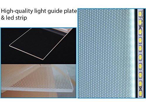 A2 LED Backlit Magnetic Poster Frame - Restaurant Menu Board & Fast Food Advertising Display Sign - Durable Lightbox for Commercial Use in Cafes, Diners & Retail Stores