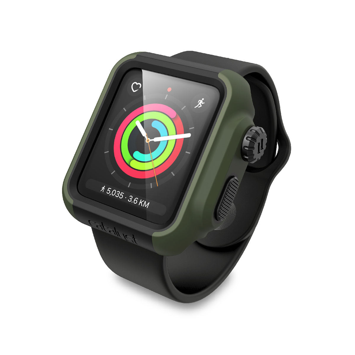 Durable 42mm Rugged Protective Case for Apple Watch Series 3 & 2 - Shockproof & Scratch-Resistant Cover for Outdoor Sports, Workouts & Active Lifestyle