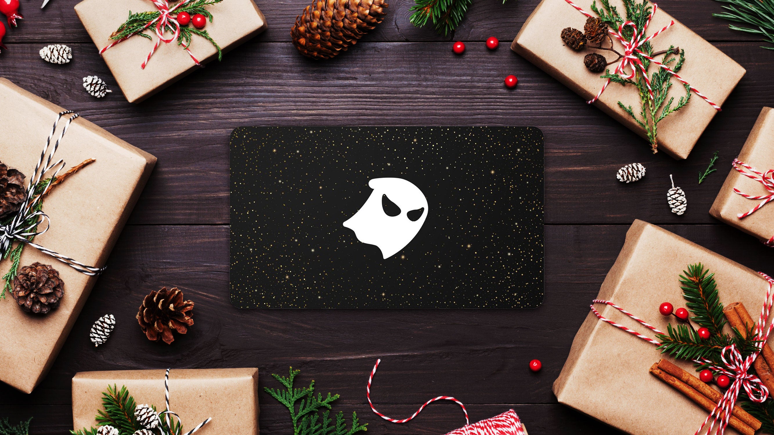 Ghost Keyboards Gift Card - Perfect for Gamers, Programmers & Tech Enthusiasts - Ideal for Gaming Setups, Coding Workstations & Office Gifts