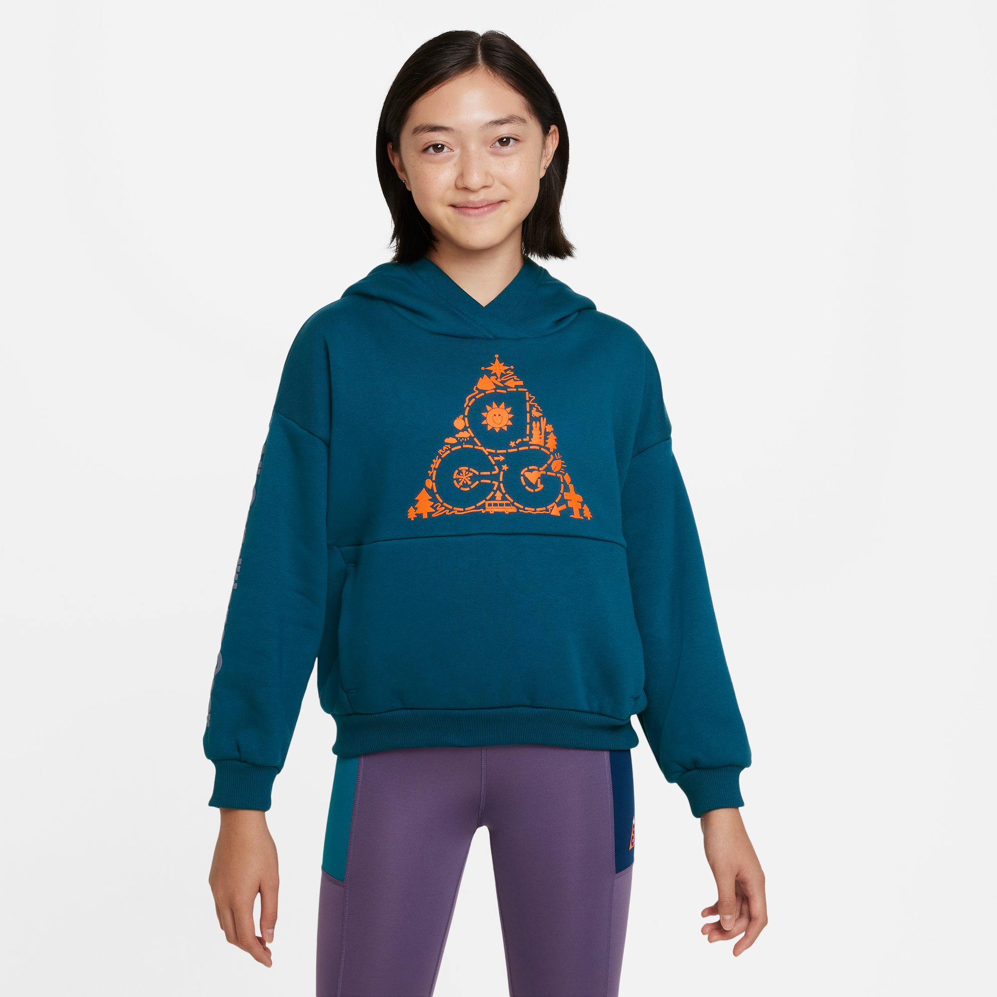 ACG Kids Hoodie - Soft & Comfortable Blue Pullover for Boys & Girls | Perfect for Outdoor Play, School & Casual Wear