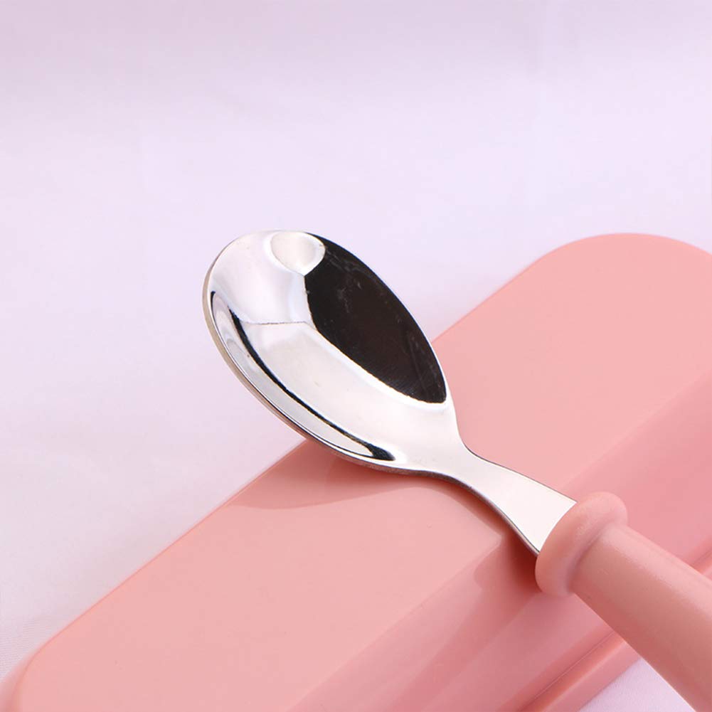 **Baby Fork and Spoon Set - 3-Piece Toddler Utensils for Self Feeding with Travel Case | Safe & Durable Kids Tableware for Home, Kitchen & On-the-Go Meals**    *(Use Case: Perfect for toddlers learning to self-feed, travel-friendly meals, and everyday home or daycare use.)*
