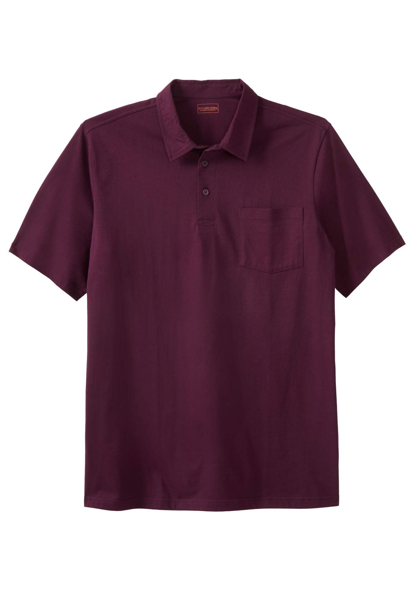 KingSize Men's Big & Tall Heavyweight Jersey Polo Shirt - Comfortable Cotton Knit Casual Work & Golf Shirt for Plus Size Men