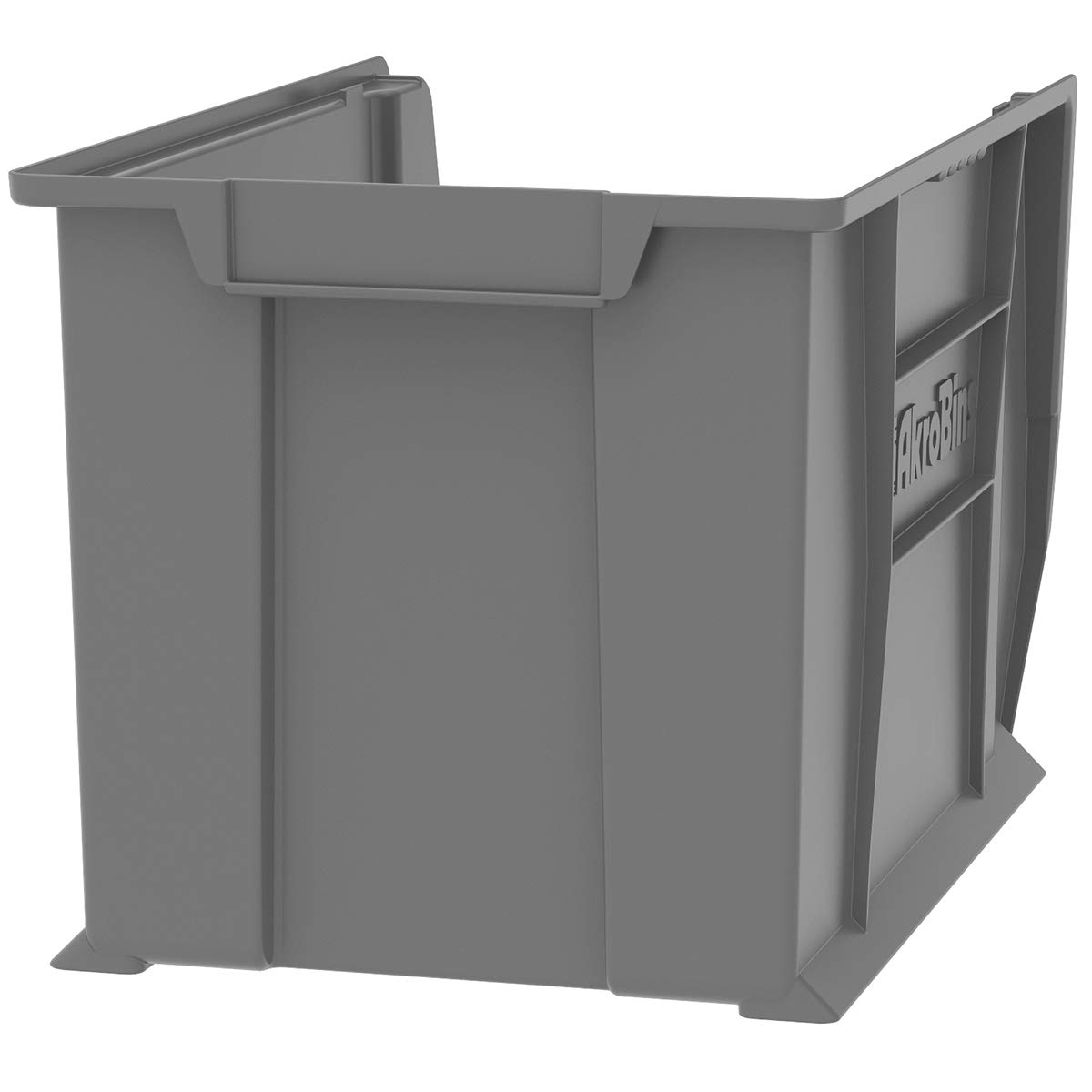 Akro-Mils 30282 Large Stackable Plastic Storage Bins - 2-Pack Clear Super-Size AkroBins (20