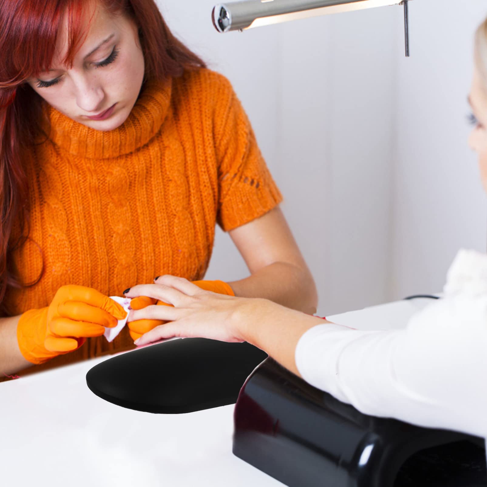 Professional Nail Art Hand Pillow & Manicure Cushion - PU Leather Salon Hand Rest for Gel Polish, Acrylic Nails & Pedicures - Perfect for Nail Technicians & Home Manicures (Beauty Salon, Spa & DIY Nail Care)