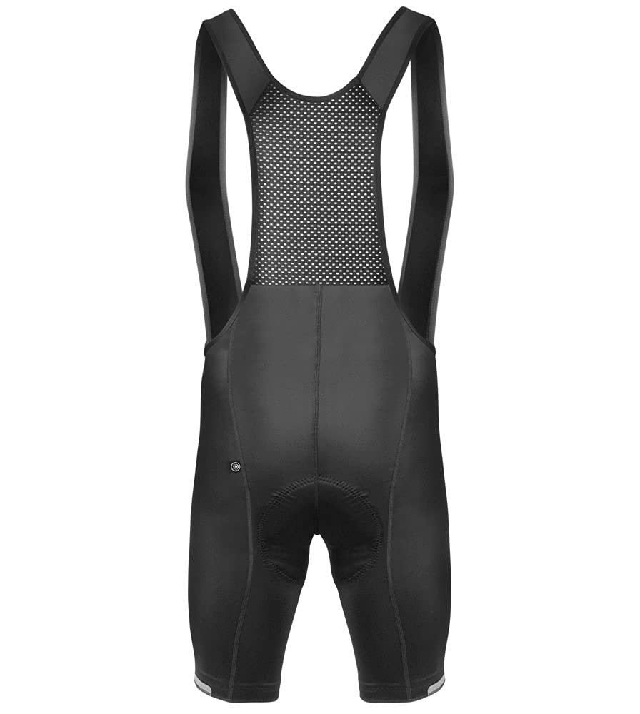 Premium Men's Cycling Bib Shorts - Mid Distance Bike Riding with 3 Inseam Options - USA Made - Ideal for Road Cycling, Training & Triathlons