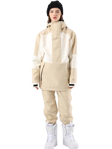 Khaki+white