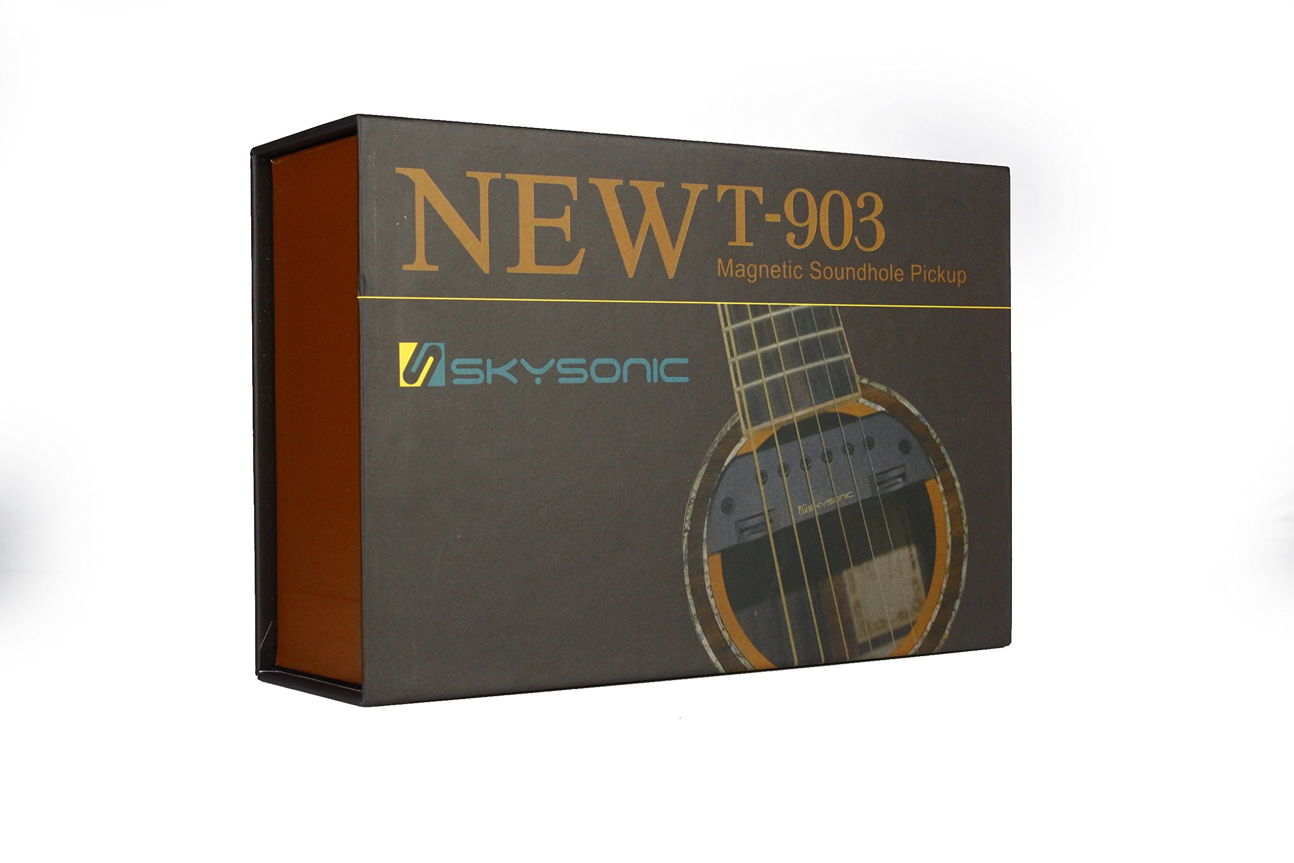 Skysonic T-903 Active Acoustic Guitar Pickup with Humbucker & Microphone - Clear Sound, Tone & Volume Control - Perfect for Live Performances & Studio Recording