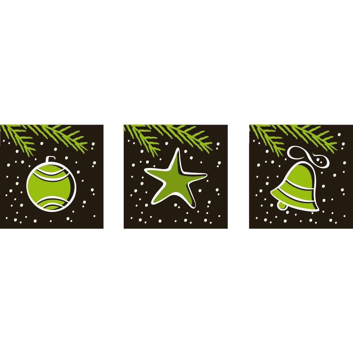 Christmas Decoration Label Transfer Sheets - DIY Holiday Stickers for Gift Wrapping, Scrapbooking & Home Decor - Waterproof & Reusable Decals for Crafts, Party Favors & Seasonal Projects