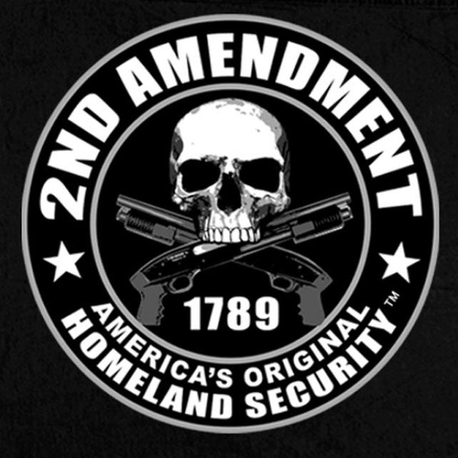 2nd Amendment Sleeveless Denim Biker Shirt for Men - Patriotic Motorcycle Vest with American Flag Design - Perfect for Biker Rallies, Independence Day & Freedom Rides