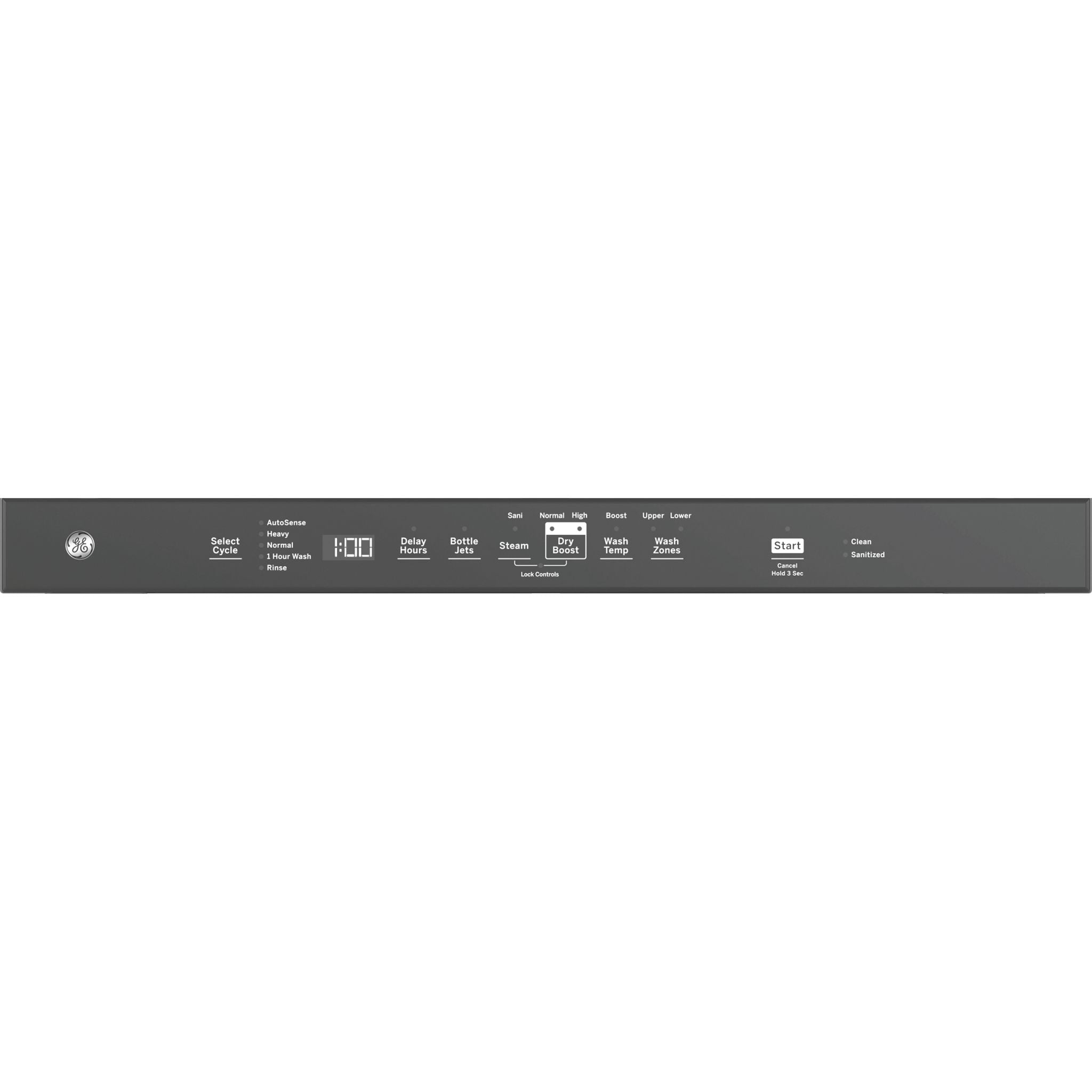 GE GDT670SMVES Slate Built-In Dishwasher - 24 Inch Stainless Steel Interior, Quiet Operation, 3rd Rack for Utensils - Perfect for Small Kitchens & Open-Concept Homes