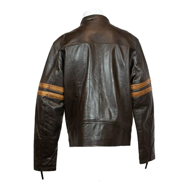 BOL Men's Zip Up Genuine Lamb Leather Jacket - Stylish & Durable for Casual Outings & Motorcycle Rides