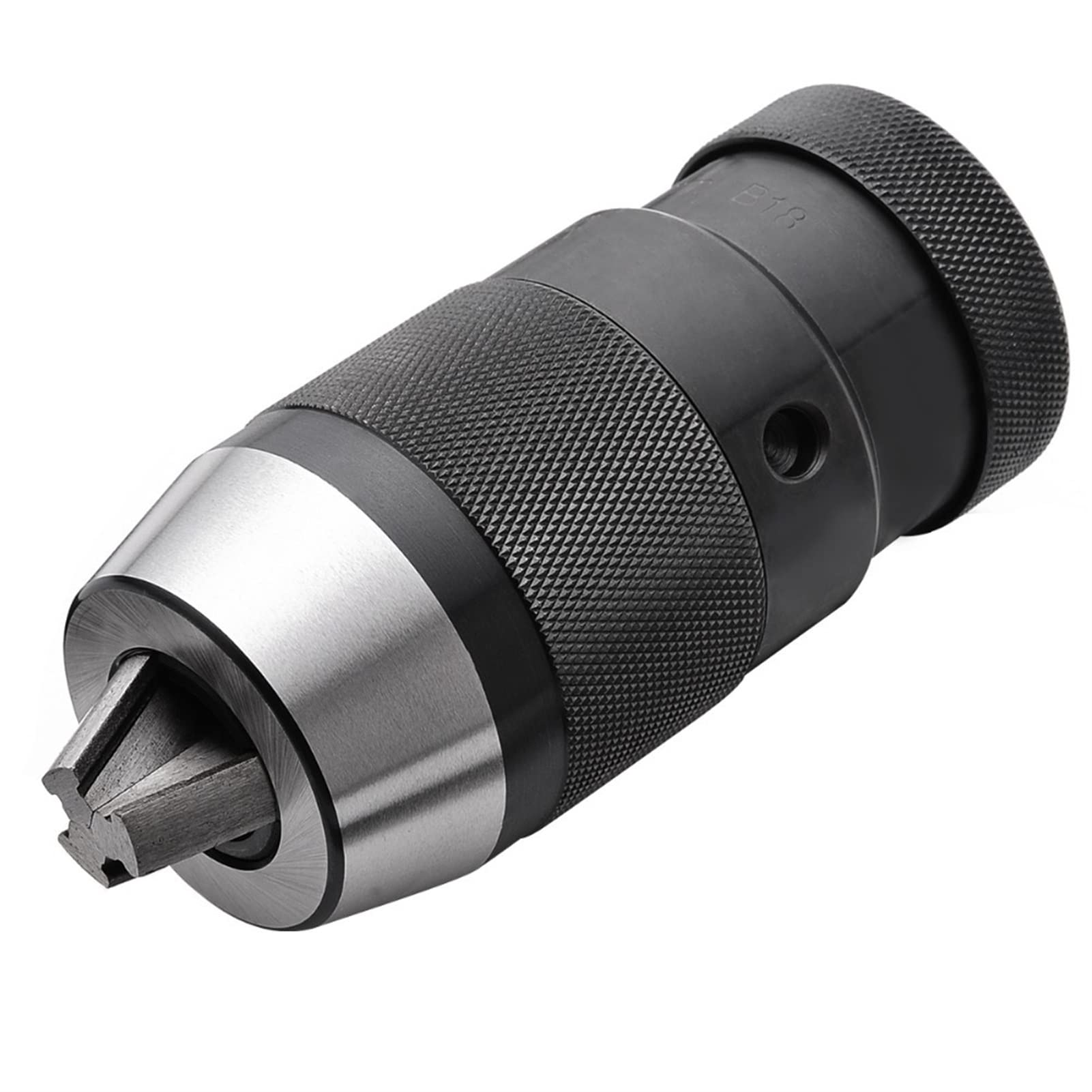Keyless Drill Chuck B12 B16 B18 B22 - Self-Tightening Lathe Chuck for Electric Drills, Grinding & Milling Machines - Perfect for Metalworking, Woodworking & DIY Projects