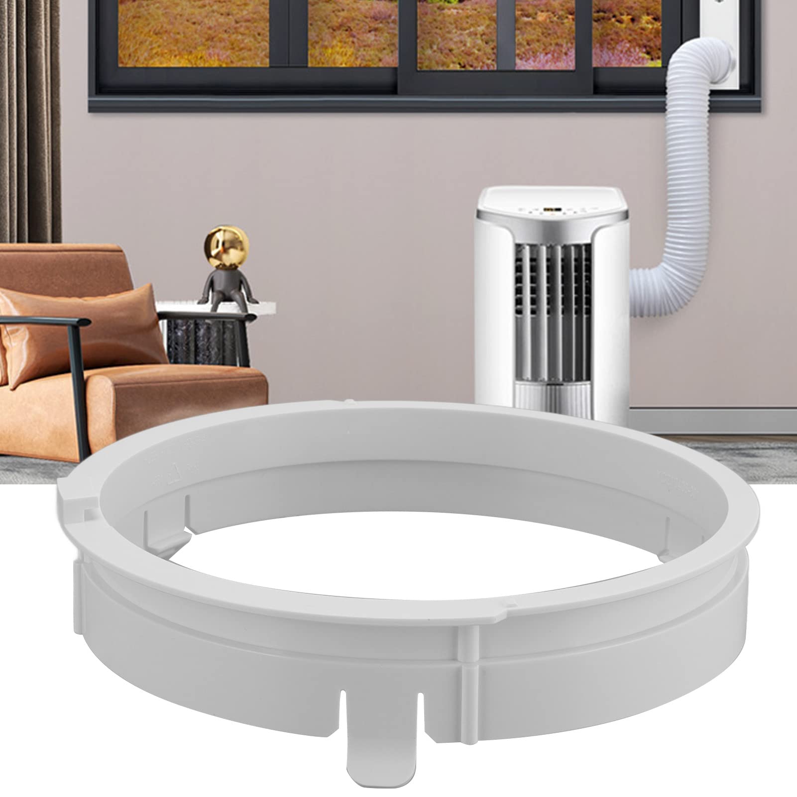 ABS Adjustable Air Conditioner Hose Connector for 1.5P Portable AC Units - Universal Exhaust Duct Adapter for KYR 35 Mobile AC - Perfect for Home, Office & RV Cooling Solutions