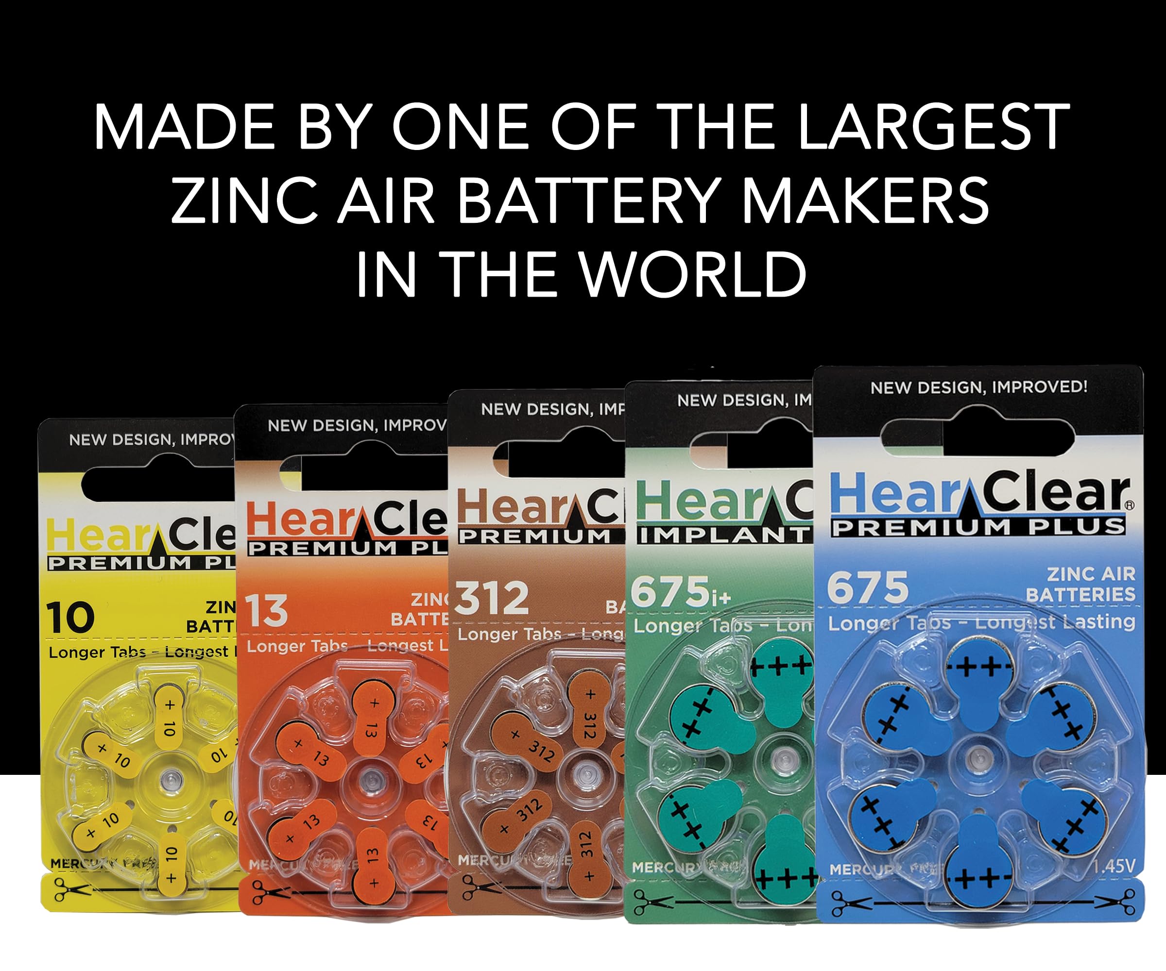PR48 Size 13 Hearing Aid Batteries 1.45V - 60 Pack Orange Tab Zinc Air Batteries + Bonus 8 Varta Batteries - Long Lasting Power for Hearing Devices, Perfect for Seniors & Daily Use