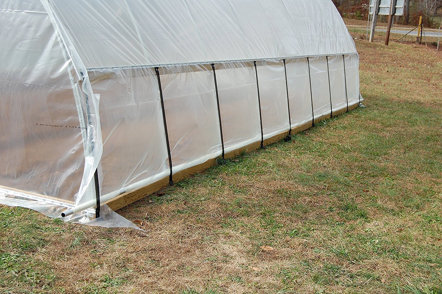 Wilson Orchard & Vineyard Supply Clear Greenhouse Film - 6 mil Thick, 4-Year UV Resistant Polyethylene Plastic Cover (20ft x 100ft) for Fruit Trees, Vegetable Gardens & Commercial Greenhouses