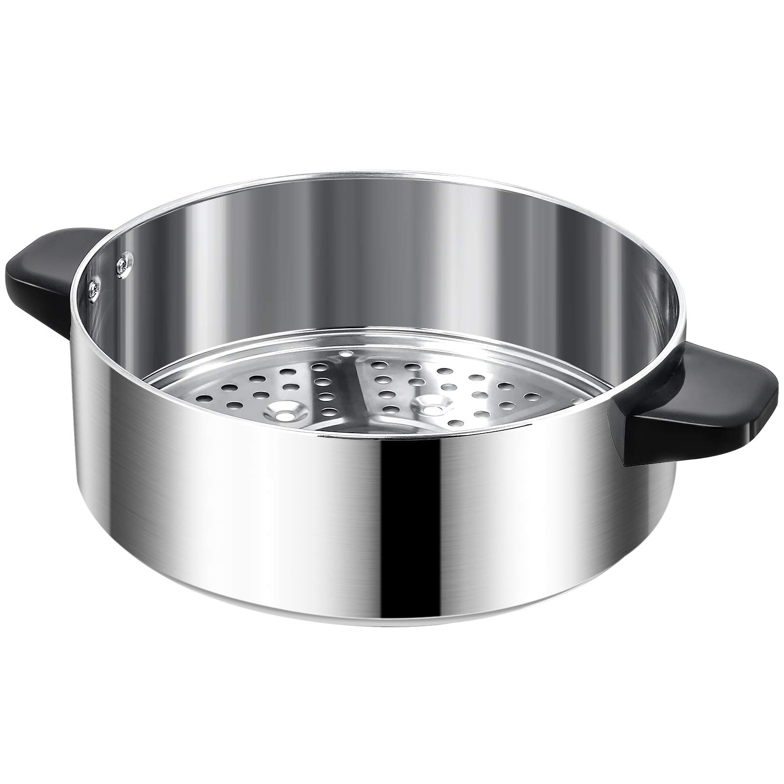 Secura 304 Stainless Steel Steamer Basket - 1 Tier Food Steamer Insert for 8.5 Quart Electric Cookers | Perfect for Vegetables, Dumplings & Healthy Cooking