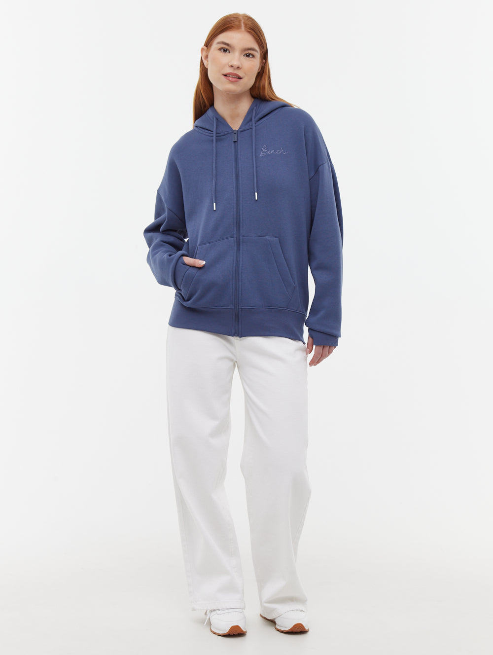 Naos Oversize Zip Up Hoodie for Women - Cozy Fleece Pullover with Front Pockets | Perfect for Casual Wear, Gym, and Outdoor Activities