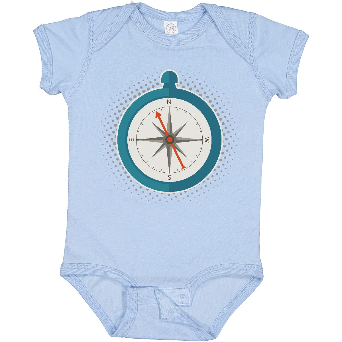 Inktastic Adventure Compass Baby Bodysuit - Cute Camping & Hiking Outfit for Boys & Girls - Perfect for Outdoor Activities, Travel & Trekking