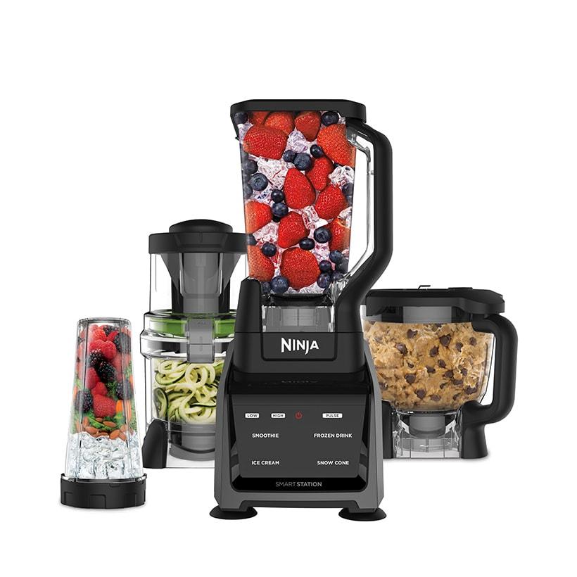 Ninja IntelliSense Kitchen System - 14-Piece Countertop Blender & Food Processor Set for Smoothies, Dough & More - Perfect for Home Cooking, Meal Prep & Healthy Lifestyles