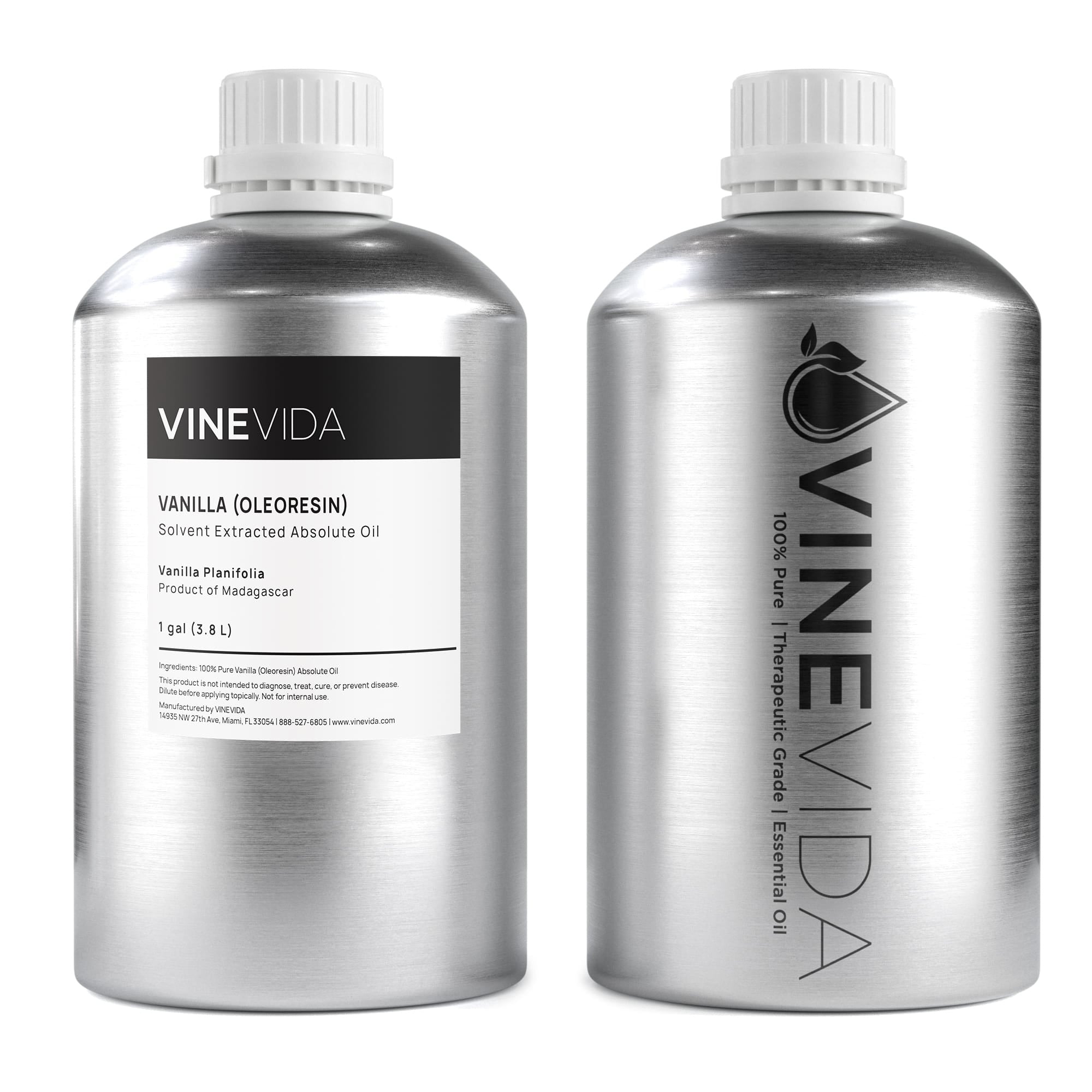 Pure Vanilla Essential Oil (Oleoresin) - 100% Natural Aromatherapy Oil for Relaxation & Stress Relief - Perfect for Diffusers, Massage & DIY Skincare