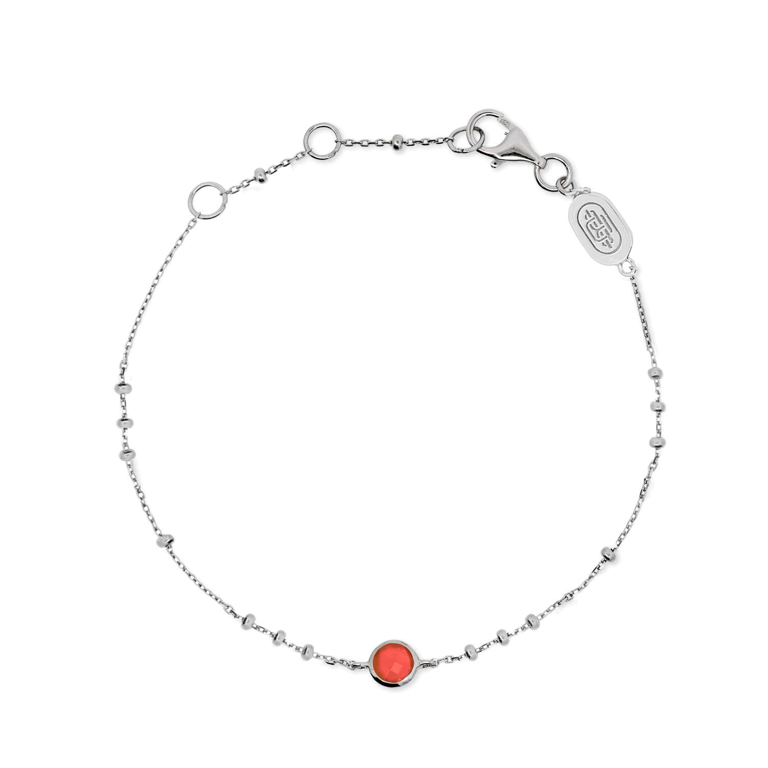 Silver Birthstone Bracelet for Women - Personalized Zodiac Jewelry Gift for Birthday, Anniversary & Special Occasions | Elegant Stackable Bangle for Everyday Wear