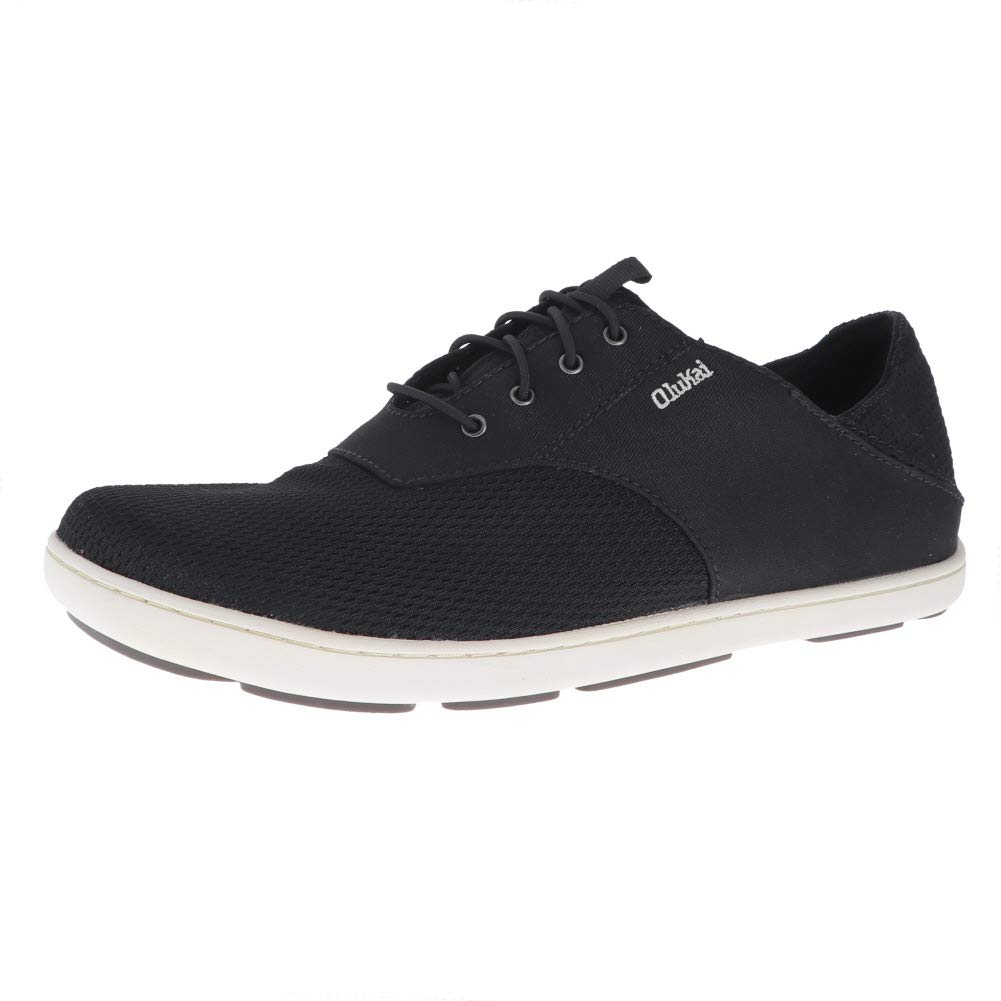 OLUKAI Nohea Moku Men's Breathable Sneakers - Slip-On Walking Shoes with Stretch Construction & All-Weather Rubber Soles - Comfortable Casual Shoes for Work, Travel & Everyday Wear