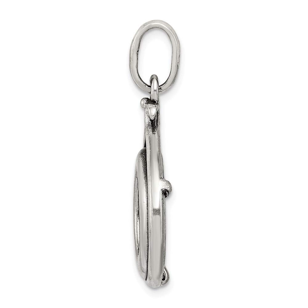Antiqued Sterling Silver & Bronze Widow's Mite Coin Pendant Necklace - Biblical Jewelry for Women, Gift for Christian Faith Followers - Perfect for Church, Weddings & Special Occasions