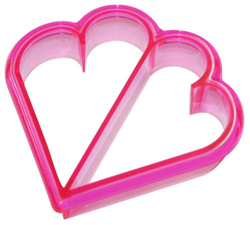 Heart-Shaped Sandwich Cutter for Kids - Fun Lunchbox Tool for School, Picnics & Parties | BPA-Free Plastic, Easy to Use & Clean