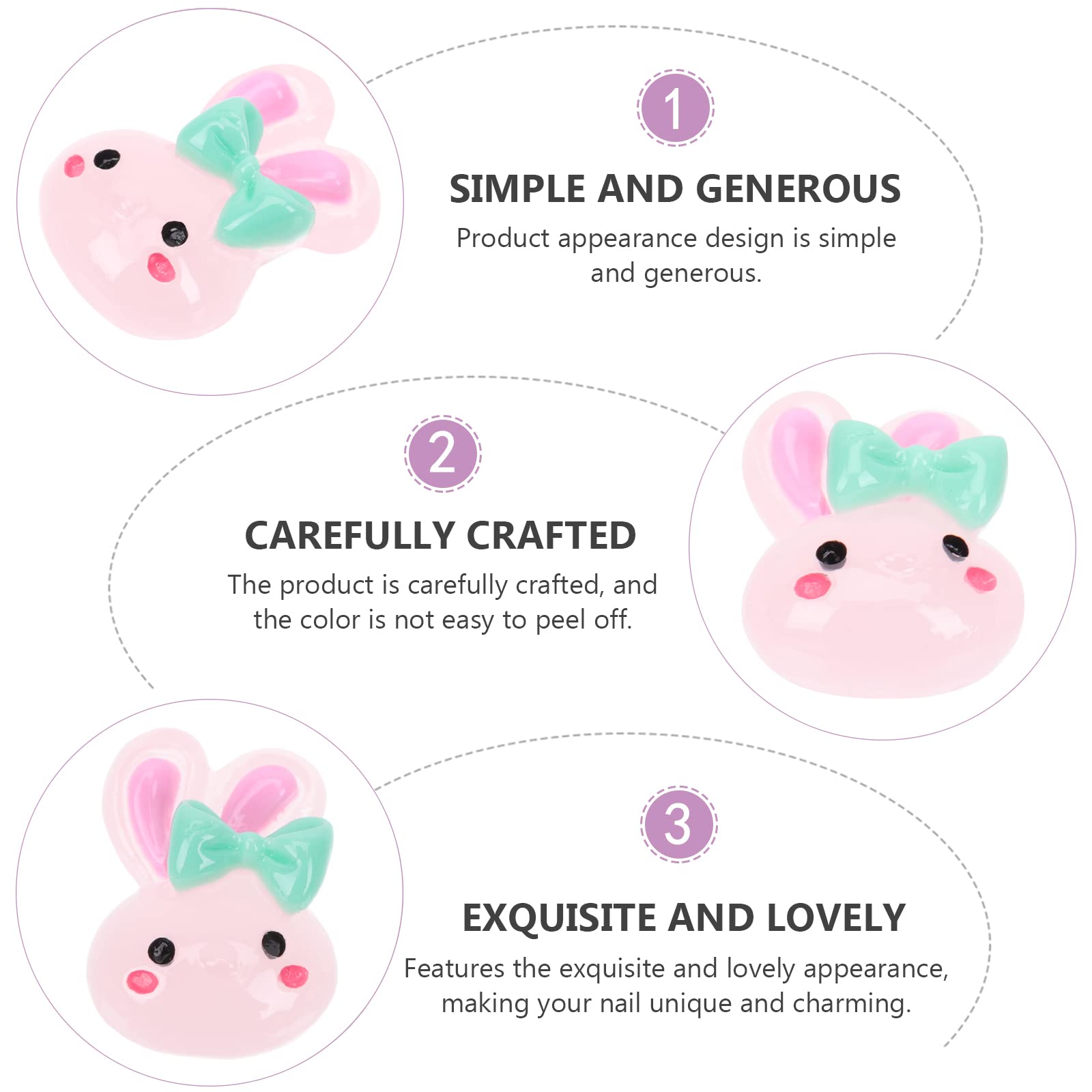 FOMIYES 30Pcs Cute Cartoon Nail Art Decorations Set - DIY Nail Stickers for Manicure, Nail Tips & Nail Art Designs - Perfect for Home Salon, Party Nails & Gift Giving