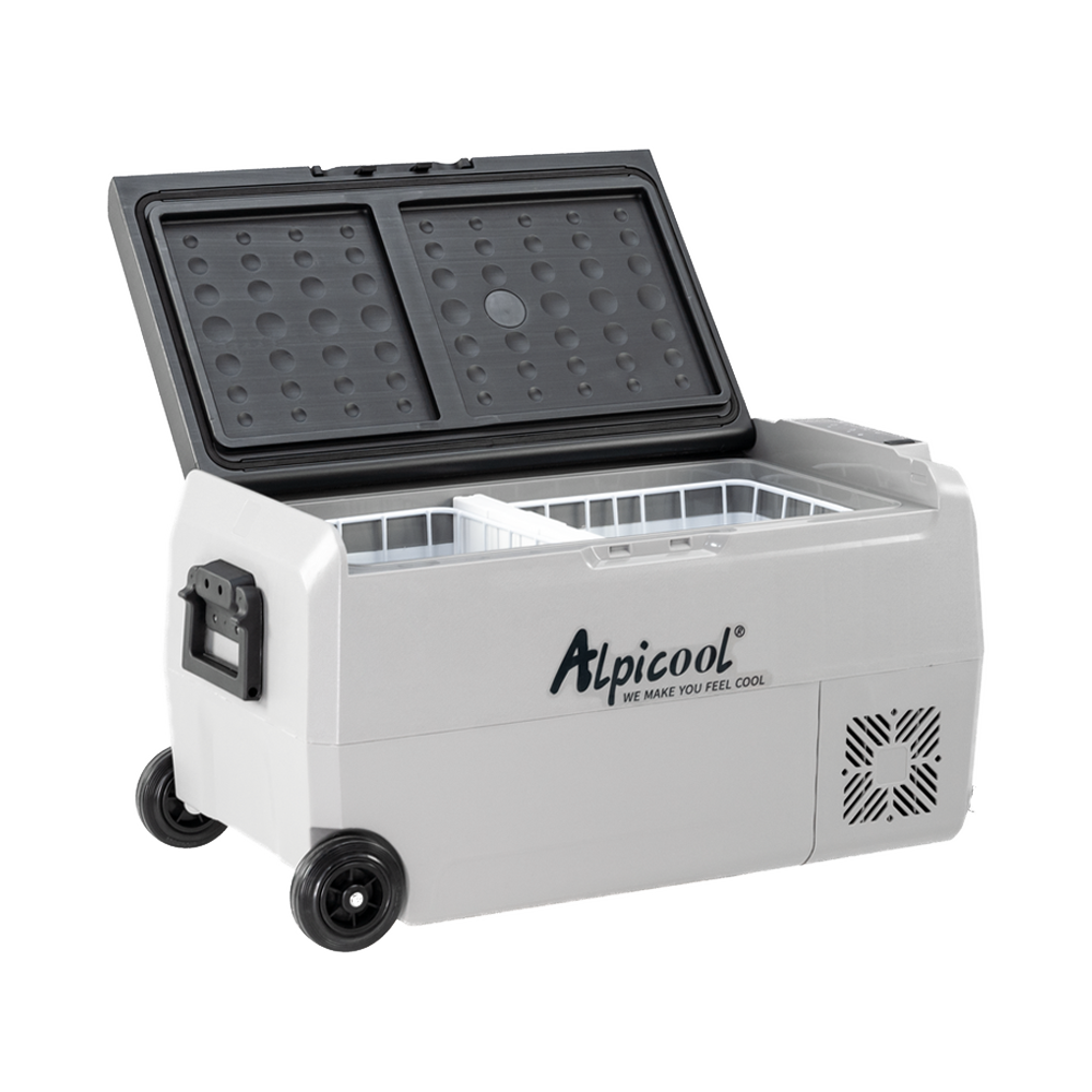 Alpicool T36 12V/24V Portable Car Refrigerator Freezer - Dual Zone Cooling, 36 Quart Capacity for Camping, Road Trips & Outdoor Adventures