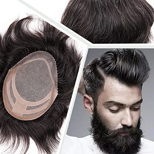 1B Mixed 20% Grey White Hair